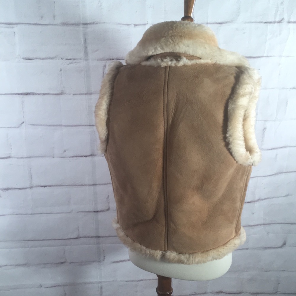 Shearling & Suede Vest - Picture 8 of 9